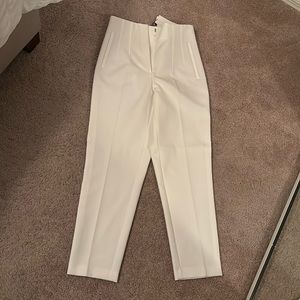 White Zara pants